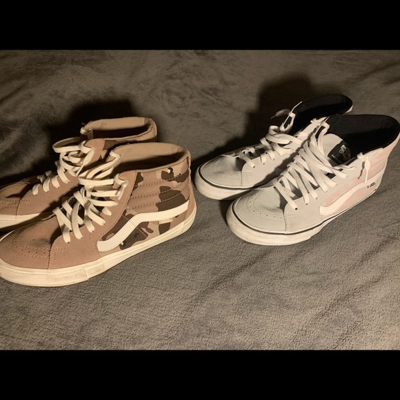 two pairs of Vans sk8 high both size 10.5 - Picture 2 of 3